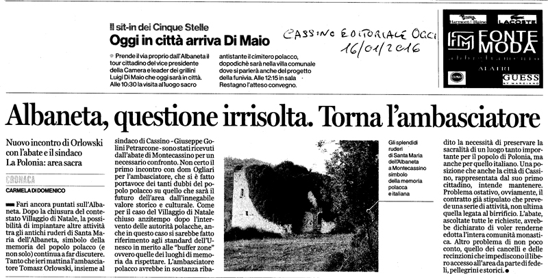 Cassino Oggi su Albaneta 16.1web